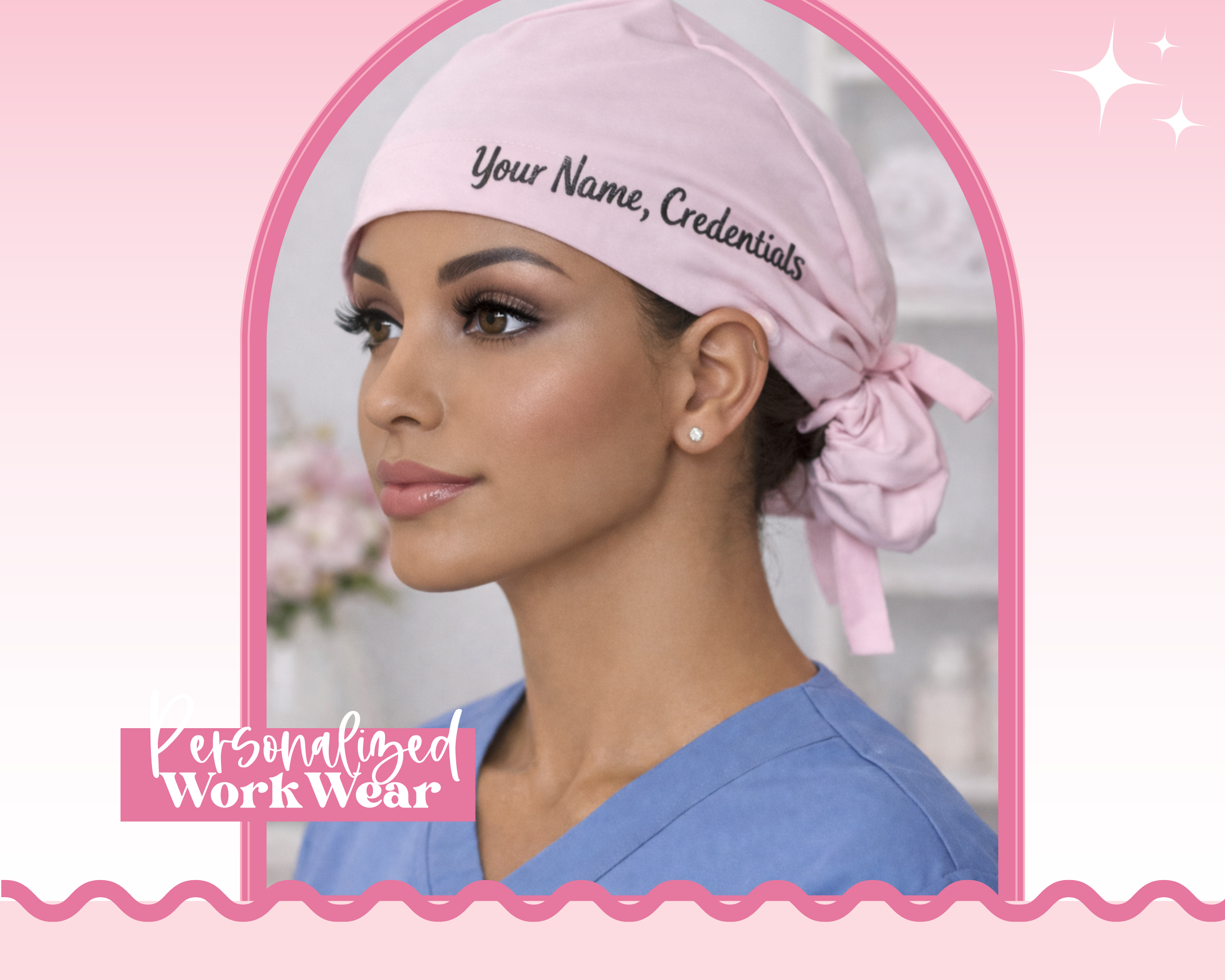 Custom Scrub Cap